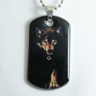 картинка Жетон армейский "Волк" от магазина Талисман 