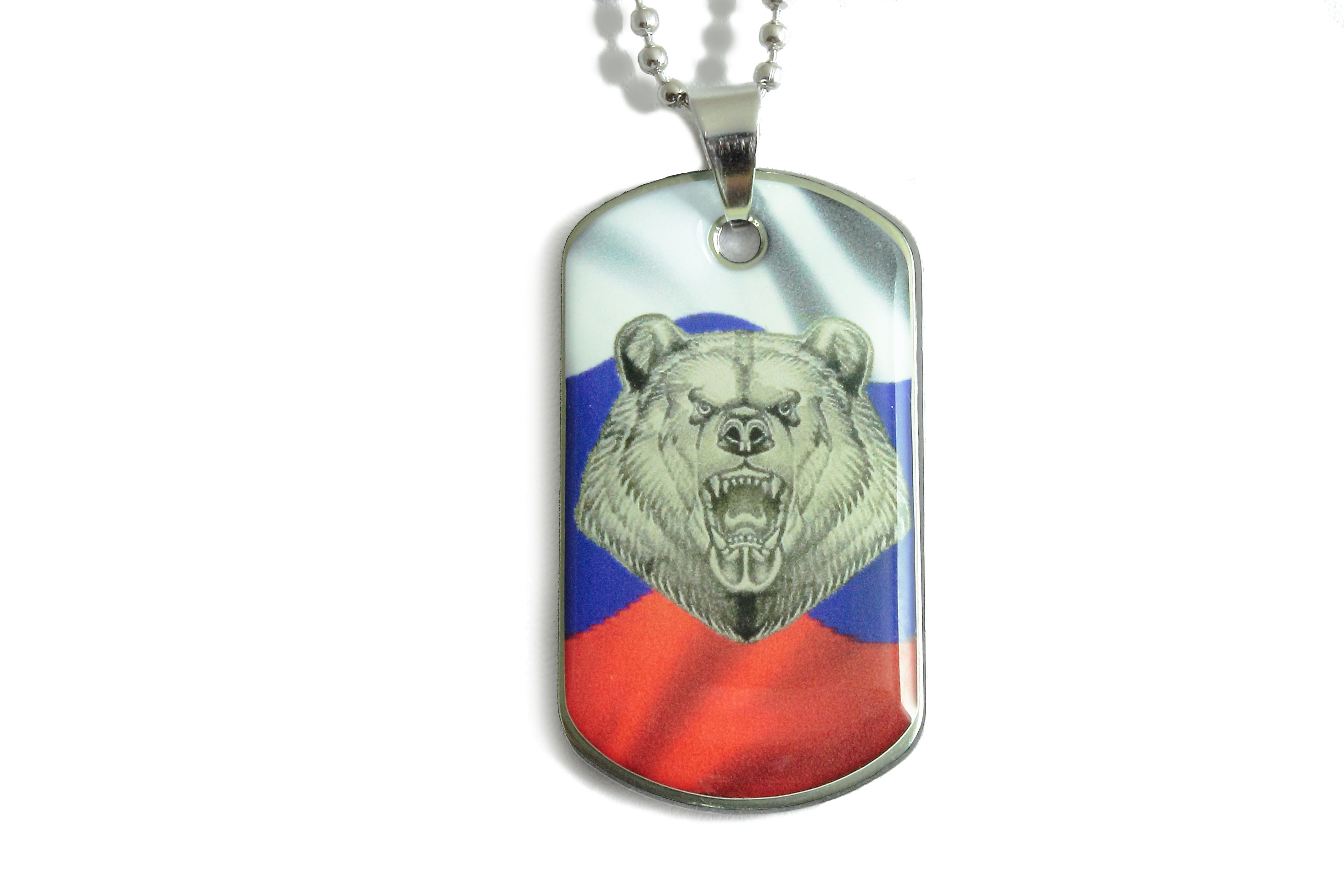 картинка Жетон армейский "Русский медведь" от магазина Талисман 